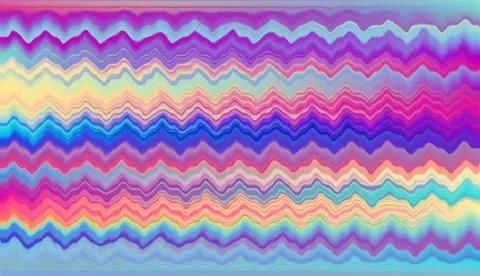 Abstract defocused horizontal background with wavy horizontal smooth blurre.. Stock Illustration
