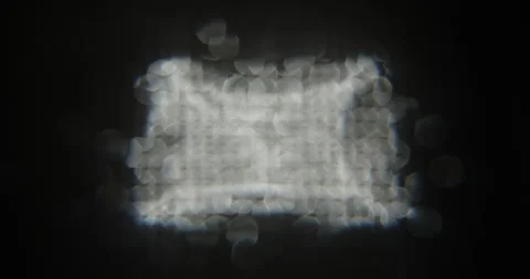 Abstract Defocused Light Pattern on Dark Background Stock Footage 328096018