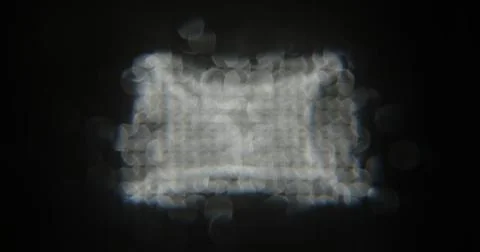 Abstract Defocused Light Pattern on Dark Background Illustrazione stock