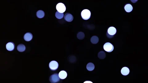 Abstract Defocused Lights on black Background,Bokeh background. Stock Footage 121070740