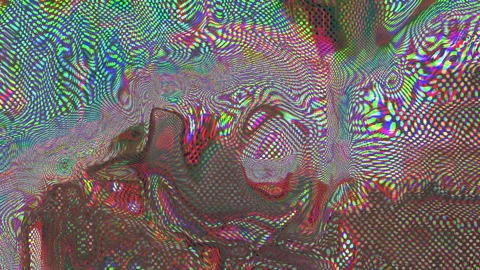 Abstract defocused multicolored pattern with moving elements Stock Footage 162572800