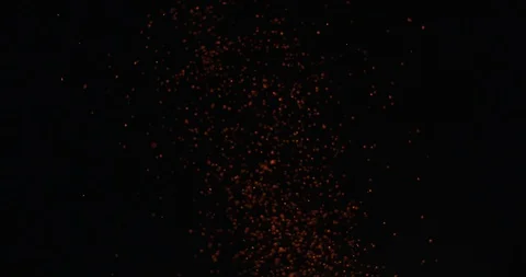 Abstract defocused wallpaper of flying fire sparks Stock Footage 111195244