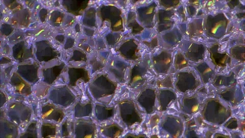 Abstract Deformable Liquid Glass 03. 4K Video stock 297357766