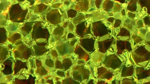 Abstract Deformable Liquid Glass 04. 4K Stock Footage 295513036