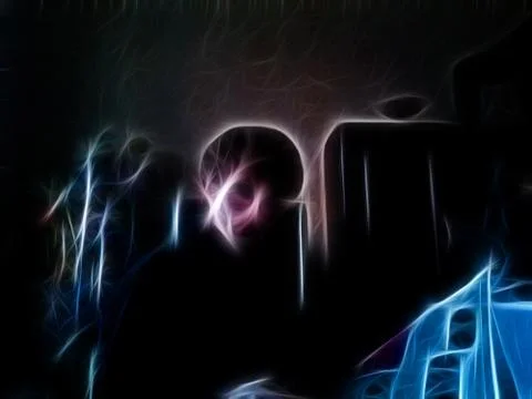 Abstract demon Stock Illustration