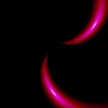 Abstract depiction of bright smooth elements for design.3d. Stock Illustration