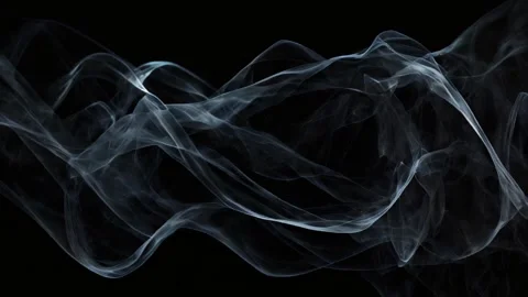 Abstract depression feeling and mind concept on Plain Black Background Stock Footage 280414689