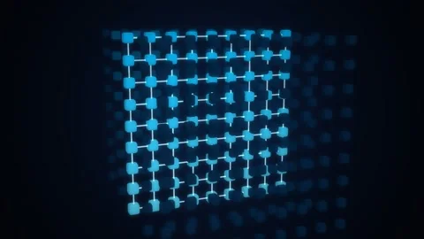 Abstract depth slabs digital data visualization seamless loop 4k v02 스톡 동영상 342949734