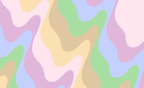 Abstract, desaturated, colorful background. Drips of colored paint. Stock Illustration