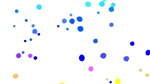 Abstract Descending Irregular Shape Background Rainbow Colors White BG Downward Stock Footage 323791763