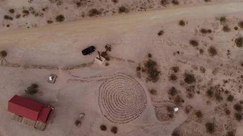 Abstract Desert Drone Stock Footage 312900216