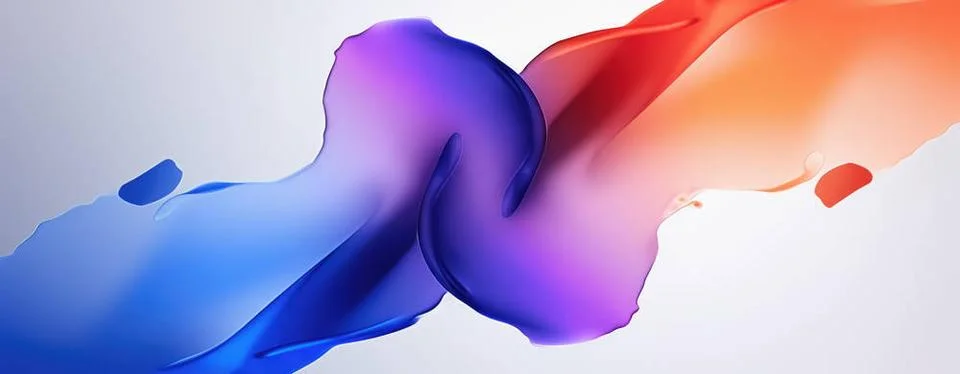 Abstract Design Background Design Background with Abstract Big Blob in Ora... Stock Photos