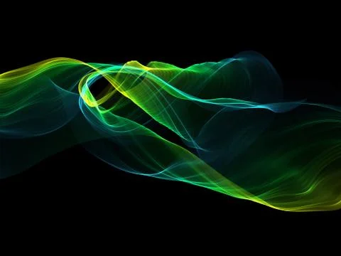 Abstract design background with flowing lines Stock Illustration