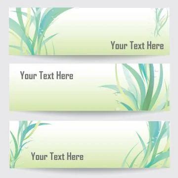 Abstract design banners, vector illustration. Stock Illustration