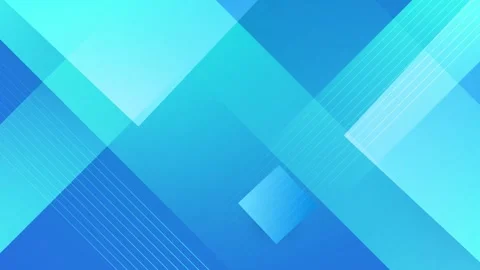 Abstract design blending blue shapes and gradient geometric elements seamless 4k Stock Footage 295095767