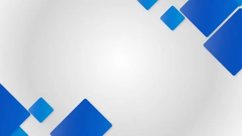 Abstract design with blue geometric squares and rectangles positioned in th.. Stock Footage 345538239