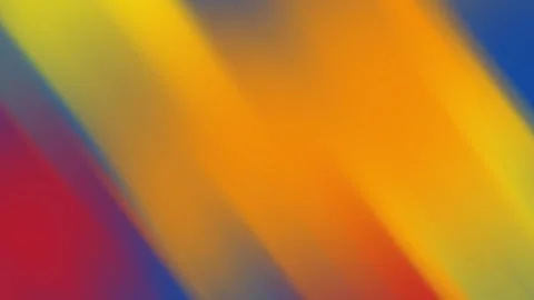 Abstract design with bold diagonal strokes in yellow, orange, and blue. Stock Footage 314698517