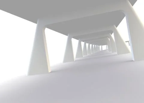 Abstract the design of the bridge Stock Illustration