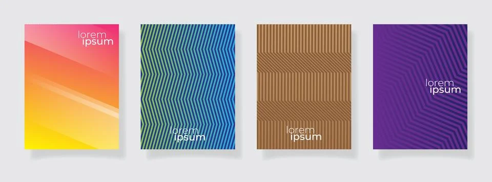 Abstract design bright color pattern texture book cover template halftone g.. Stock Illustration