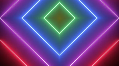 Abstract design bright neon background Stock Footage 229406731