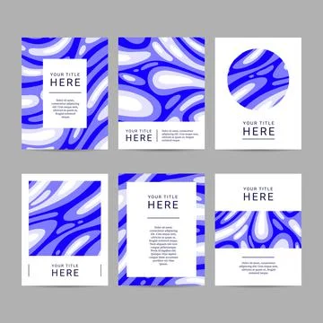 Abstract Design Brochure Template Stock Illustration