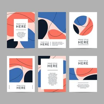 Abstract Design Brohure Template Stock Illustration