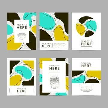 Abstract Design Brohure Template Stock Illustration