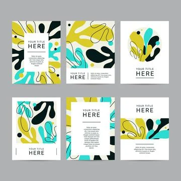 Abstract Design Brohure Template Stock Illustration
