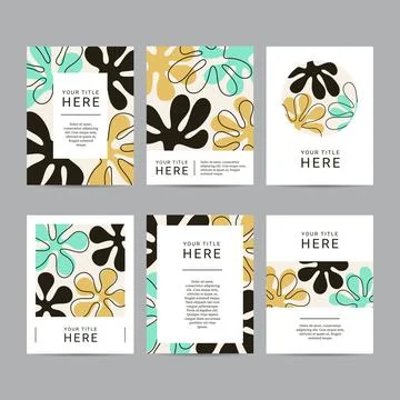 Abstract Design Brohure Template Stock Illustration