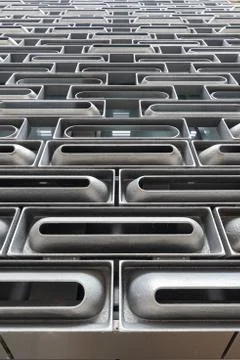 Abstract design building wall Stock Photos