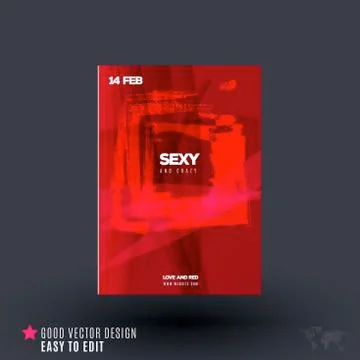 Abstract design of business vector brochure, template cover, playbill Stock Illustration