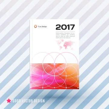 Abstract design of business vector template Stock Illustration