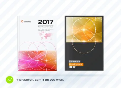 Abstract design of business vector template Illustrazione stock