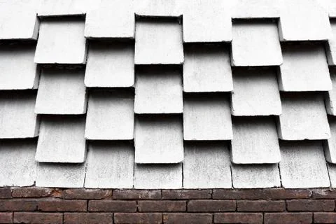 Abstract design cement wall shadow and light Stock Photos