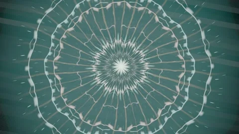 Abstract design with circular pattern and light effects Stock Footage 337376326