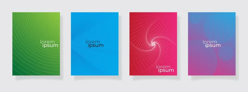 Abstract design colorful pattern texture book cover template halftone gradi.. Stock Illustration