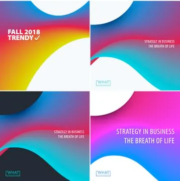 Abstract design of colourful flow vector elements for modern background with Illustrazione stock