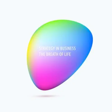 Abstract design of colourful flow vector elements for modern background with Stock Illustration