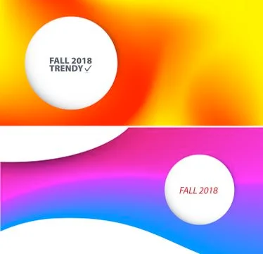 Abstract design of colourful flow vector elements for modern background with Illustrazione stock