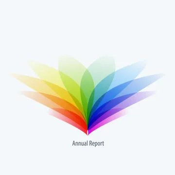 Abstract design of colourful vector elements for modern background with flower Illustrazione stock