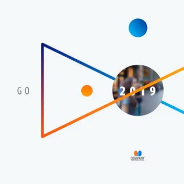 Abstract design of colourful vector elements for modern background with イラスト素材