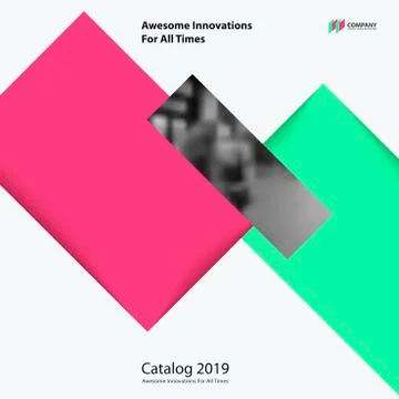 Abstract design of colourful vector elements for modern background with Stock Illustration