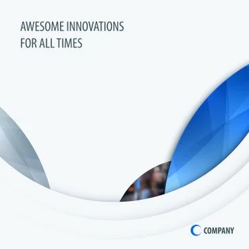 Abstract design of colourful vector elements for smooth background with round Stock Illustration