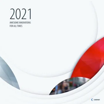 Abstract design of colourful vector elements for smooth background with round Stock Illustration