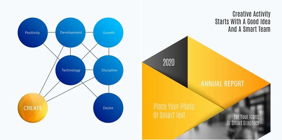 Abstract design of colourful vector elements for smooth background with round Stock Illustration