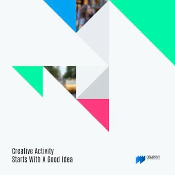 Abstract design of colourful vector elements for modern background with Stock Illustration