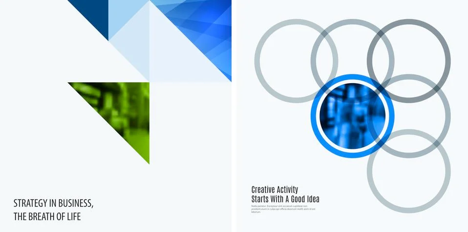 Abstract design of colourful vector elements for modern background with Illustrazione stock