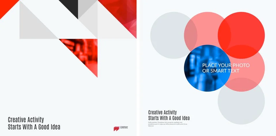 Abstract design of colourful vector elements for modern background with Stock Illustration