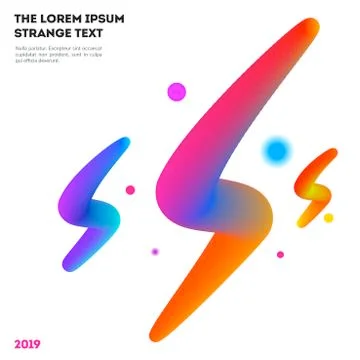 Abstract design of colourful vector elements for modern background with soft Stock Illustration