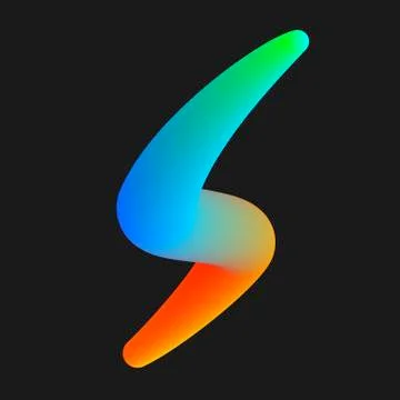 Abstract design of colourful vector elements for modern black background with Illustrazione stock